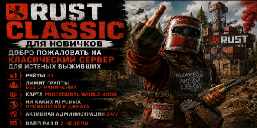 RUST | CLASSIC | ДЛЯ НОВИЧКОВ