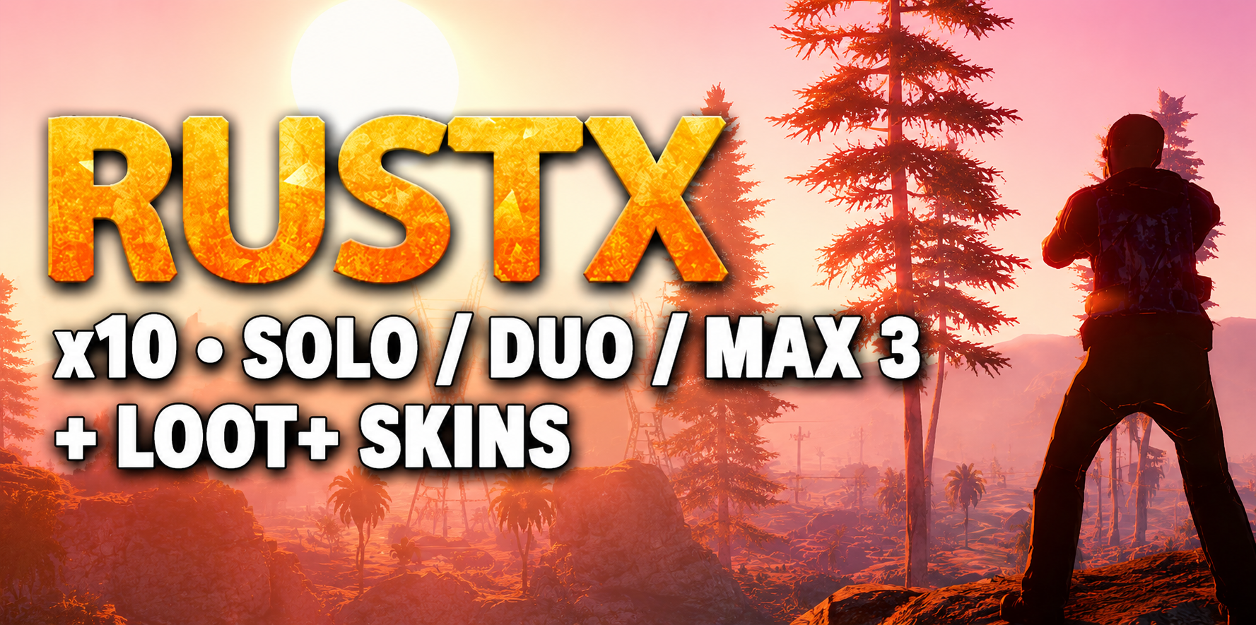 RUSTX [x10 | SOLO/DUO/MAX 3 | Loot+ | Skins] WIPE 03.06
